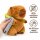Capybara Kuscheltier braun Figur Plüsch 100 cm Plüsch Capybara mit Schildkröten Rucksack