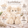 Kuscheltier Elefant zottelig Beige 23 cm Stofftier superweich – Kuscheltier Plüschtier Geschenkidee