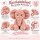 Kuscheltier Elefant zottelig rosa 23 cm Stofftier superweich – Kuscheltier Plüschtier Geschenkidee