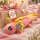 Axolotl Echse Molch Kuscheltier Figur Plüsch Tintenfisch Spiel Puppe XL 120 cm Plüschtier Püsch Wassertier orange neu