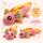 Axolotl Echse Molch Kuscheltier Figur Plüsch Tintenfisch Spiel Puppe XL 120 cm Plüschtier Püsch Wassertier orange neu