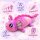 Axolotl Echse Molch Kuscheltier Figur Plüsch Tintenfisch Spiel Puppe XL 120 cm Plüschtier Püsch Wassertier lila neu