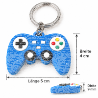 3D Gamepad Schlüsselanhänger Controller...