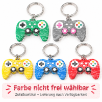 3D Gamepad Schlüsselanhänger Controller Anhänger Zufallsfarbe 5 cm
