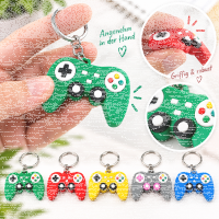 3D Gamepad Schlüsselanhänger Controller Anhänger Zufallsfarbe 5 cm