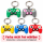 3D Gamepad Schlüsselanhänger Controller Anhänger Zufallsfarbe 5 cm