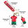 Fußball Schlüsselanhänger Ronaldo Bagclip Rucksackanhänger PVC Figur mit Band Nr. 7 Fußball Anhänger Portugal