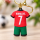 Fußball Schlüsselanhänger Ronaldo Bagclip Rucksackanhänger PVC Figur mit Band Nr. 7 Fußball Anhänger Portugal