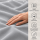 Soma Renforcé-Bettwäsche mit Stehsaum aus 100 % Baumwolle, 155x220 + 80x80 cm, Silber