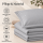 Soma Renforcé-Bettwäsche mit Stehsaum aus 100 % Baumwolle, 155x220 + 80x80 cm, Silber