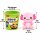 Kawaii Nudelbecher Plüsch Kuscheltier 2er Set – 17 cm Axolotl & Pinguin