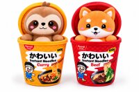 Kawaii Nudelbecher Plüsch Kuscheltier 2er Set...