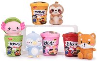 Kawaii Nudelbecher Plüsch Kuscheltier 2er Set – 17 cm Faultier & Fuchs