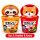 Kawaii Nudelbecher Plüsch Kuscheltier 2er Set – 17 cm Faultier & Fuchs