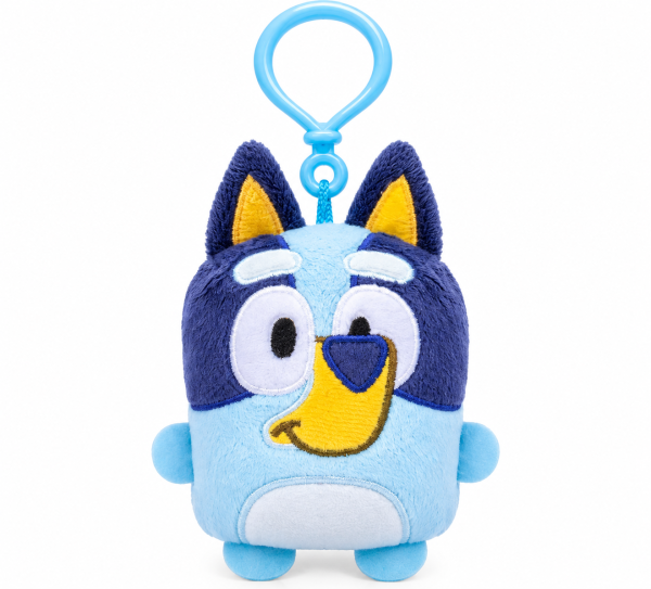 Bluey & Bingo Plüsch Bagclip Schlüsselanhänger ca. 10 cm Bluey