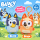 Bluey & Bingo Plüsch Bagclip Schlüsselanhänger ca. 10 cm Bluey