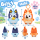 Bluey & Bingo Plüsch Bagclip Schlüsselanhänger ca. 10 cm Bingo
