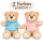 Teddybär Kuscheltier Stofftier Gute Besserung 33 cm mit blauem Kapuzenpullover