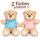 Teddybär Kuscheltier Stofftier Gute Besserung 33 cm mit rosa Kapuzenpullover