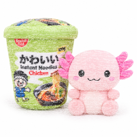 Kawaii Nudelbecher Plüsch Kuscheltier – 17 cm...