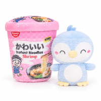 Kawaii Nudelbecher Plüsch Kuscheltier – 17 cm...