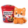 Kawaii Nudelbecher Plüsch Kuscheltier – 17 cm Fuchs