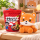 Kawaii Nudelbecher Plüsch Kuscheltier – 17 cm Fuchs