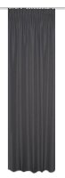 Home Wohnideen Kombibandschal, Dekoschal Thermostoff Geärbt 1 teilig 245 x 135 cm Grau