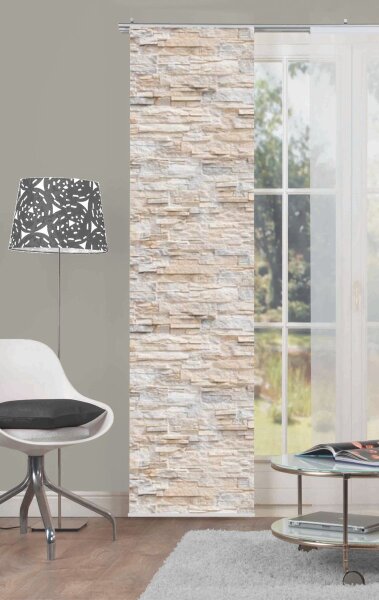 Home Wohnideen Schiebevorhang Dekostoff Digitaldruck
Walli 1 teilig 245 x 60 cm Natur