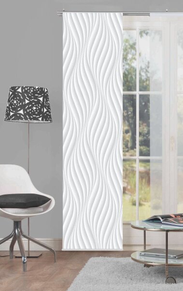 Home Wohnideen Schiebevorhang Dekostoff Digitaldruck
Wave 1 teilig 245 x 60 cm Grau