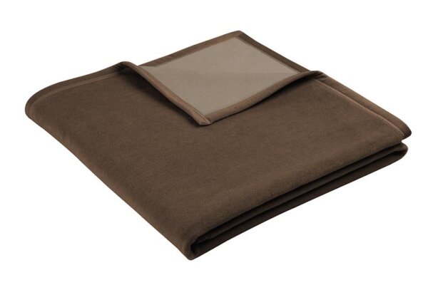 Biederlack uni Wolldecke Kuscheldecke Wohndecke 150 x 200...