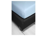 Irisette Fein-Biber Spannbetttuch Merkur 0006 bleu 100 x 200 cm + 100x200 cm
