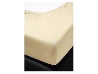 Irisette Fein-Biber Spannbetttuch Merkur 0006 gelb 100 x 200 cm + 100x200 cm