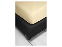 Irisette Fein-Biber Spannbetttuch Merkur 0006 gelb 100 x 200 cm + 100x200 cm