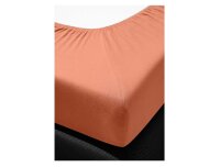 Irisette Fein-Biber Spannbetttuch Merkur 0006 kupfer 100 x 200 cm + 100x200 cm