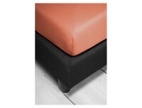 Irisette Fein-Biber Spannbetttuch Merkur 0006 kupfer 100 x 200 cm + 100x200 cm