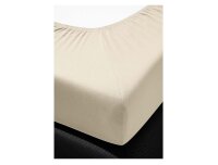 Irisette Fein-Biber Spannbetttuch Merkur 0006 sand 100 x 200 cm + 100x200 cm