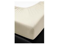Irisette Fein-Biber Spannbetttuch Merkur 0006 ecru 100 x 200 cm + 100x200 cm