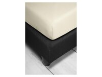 Irisette Fein-Biber Spannbetttuch Merkur 0006 ecru 100 x 200 cm + 100x200 cm