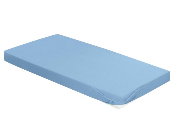 Irisette Mako-Jersey Spannbetttuch Jupiter 0008 dkl-blau 190 x 200 cm + 180-200 x 200 cm