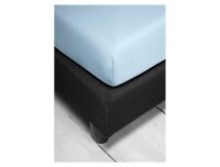 Irisette Frottier-Stretch Spannbetttuch Orion 0009 bleu 150 x 200 cm + 150x200 cm