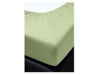 Irisette Frottier-Stretch Spannbetttuch Orion 0009 lind 190 x 200 cm + 190x200 cm