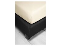 Irisette Frottier-Stretch Spannbetttuch Orion 0009 natur 190 x 200 cm + 190x200 cm