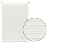 Gardinia EASYFIX Rollo Dekor 101 Streifen weiß/weiß 60 x 150 cm