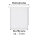 Gardinia EASYFIX Rollo Dekor 101 Streifen weiß/weiß 60 x 150 cm
