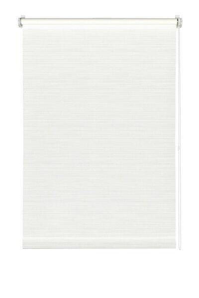 Gardinia EASYFIX Rollo Dekor 101 Streifen weiß/weiß 75 x 150 cm