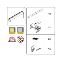 Gardinia EASYFIX Rollo Magic Screen weiß 45 x 150 cm