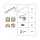 Gardinia EASYFIX Rollo Magic Screen weiß 60 x 150 cm