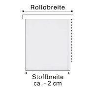 Gardinia Doppelrollo mit Kassette weiß 80 x 160 cm
