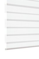 Gardinia Doppelrollo mit Kassette weiß 80 x 160 cm